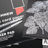 FANDI Black card paper pad
